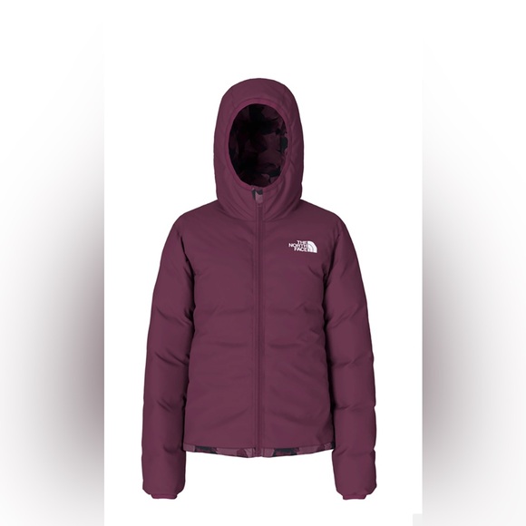 NWT The North Face Girls' Reversible 600 Fill Down Hooded Jacket Size L(12) - Picture 4 of 9